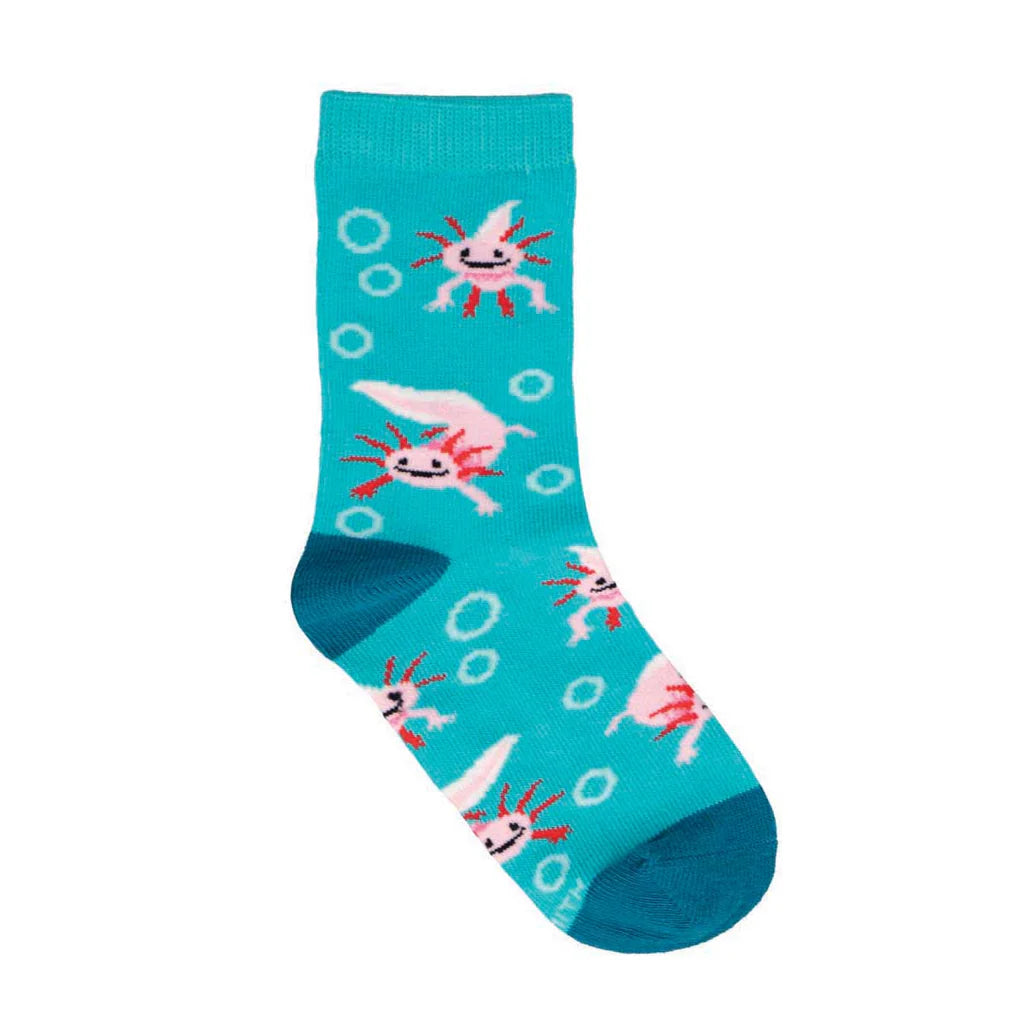 Soft thermal socks-Awesome Axolotl | Youth Crew