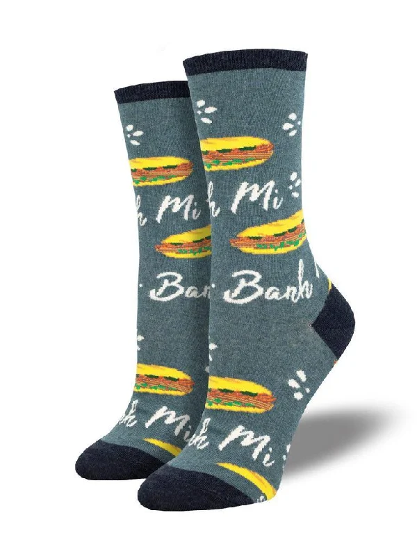 Polka dot cashmere socks-Banh Mi | Women's Crew