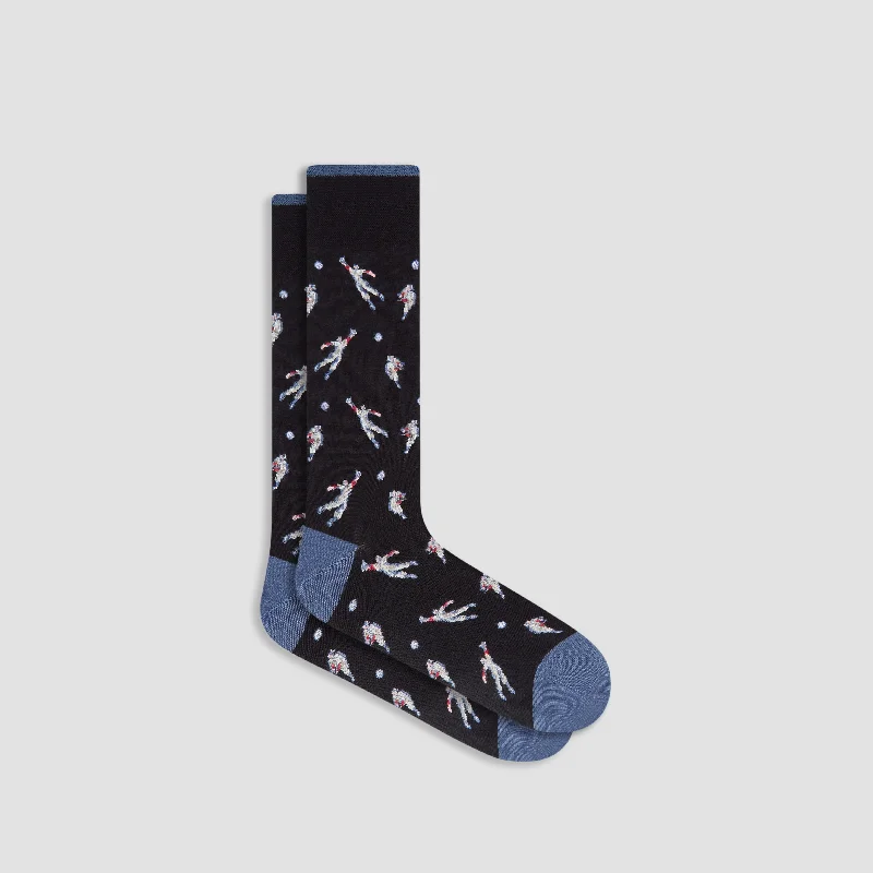 Winter silk socks-Baseball Mid-Calf Socks