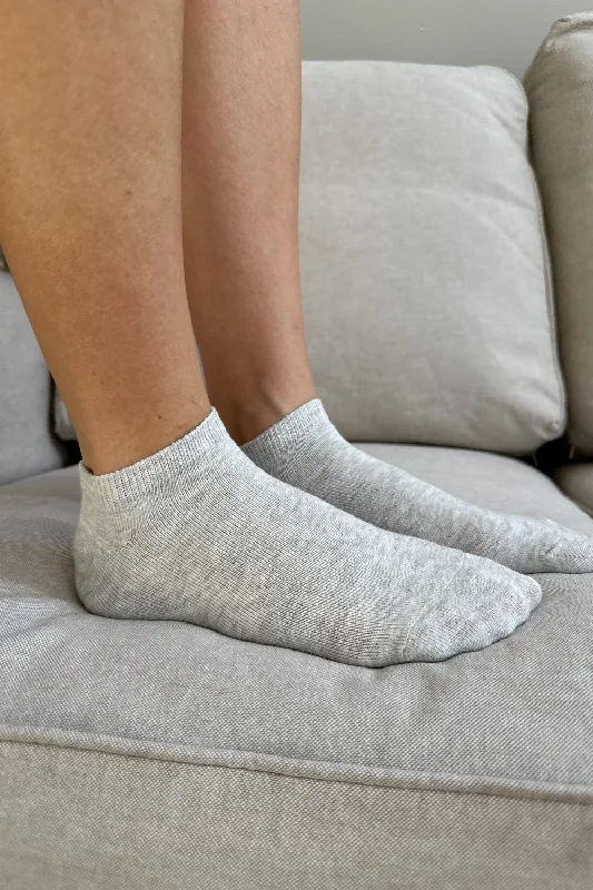 Soft silk socks-Basic Ankle Socks