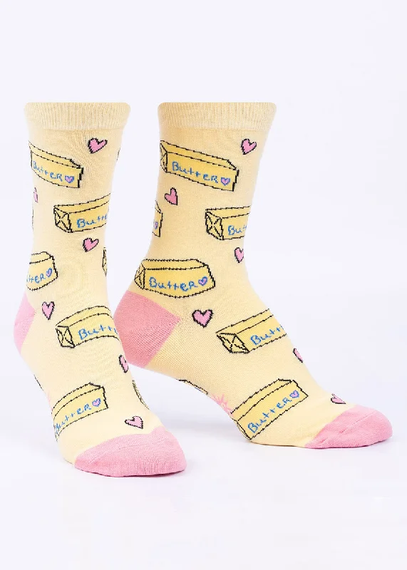 Socks with arch support-Butter Me Up Women's Socks