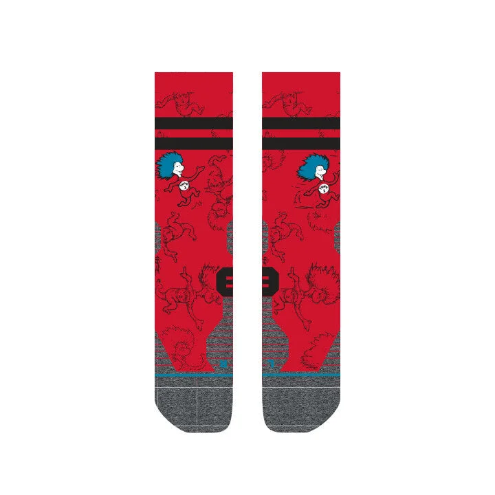 Designer silk socks-Stance Cat In the Hat Run