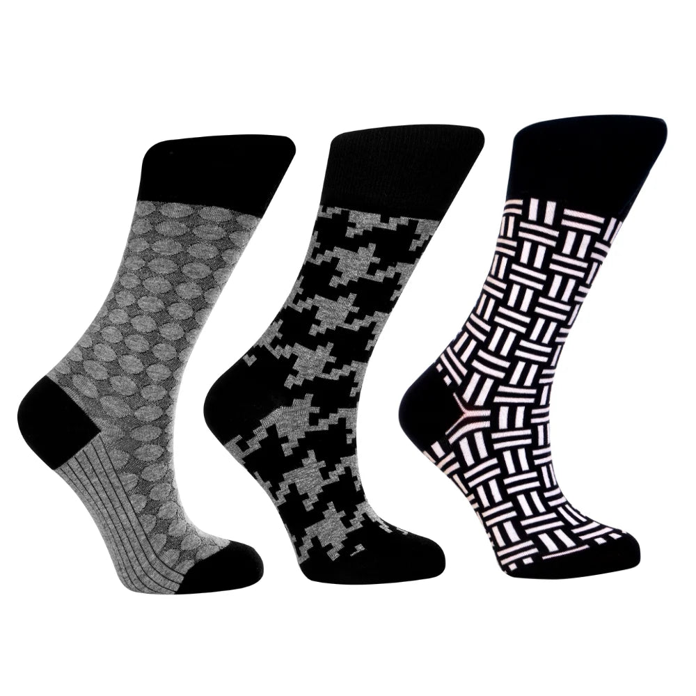 Durable fleece socks-Love Sock Company 3 Pair Women's Dress Socks Jersey Bundle