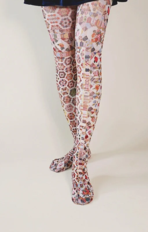 Camo silk socks-Quilt | The Metropolitan Museum of Art | Printed Tights