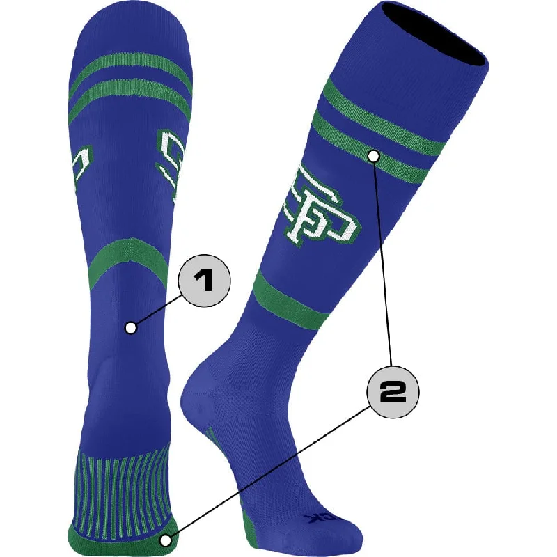 Moisture-wicking cotton socks-Custom Baseball Socks - Diamond Builder Pattern 4