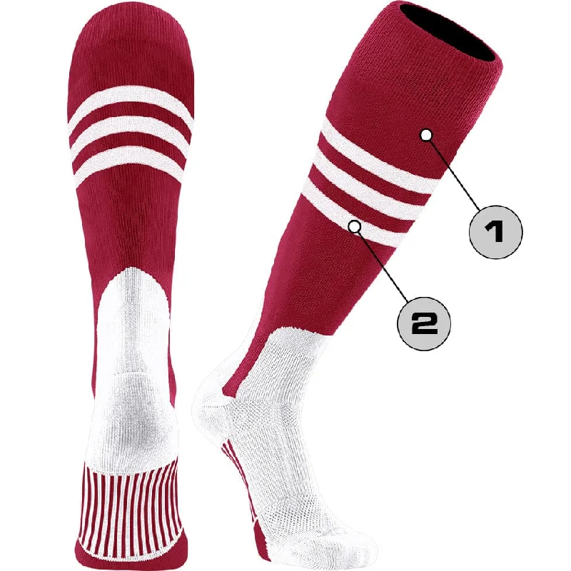 Socks with arch padding-Custom Dugout Baseball Stirrup Socks - Pattern B