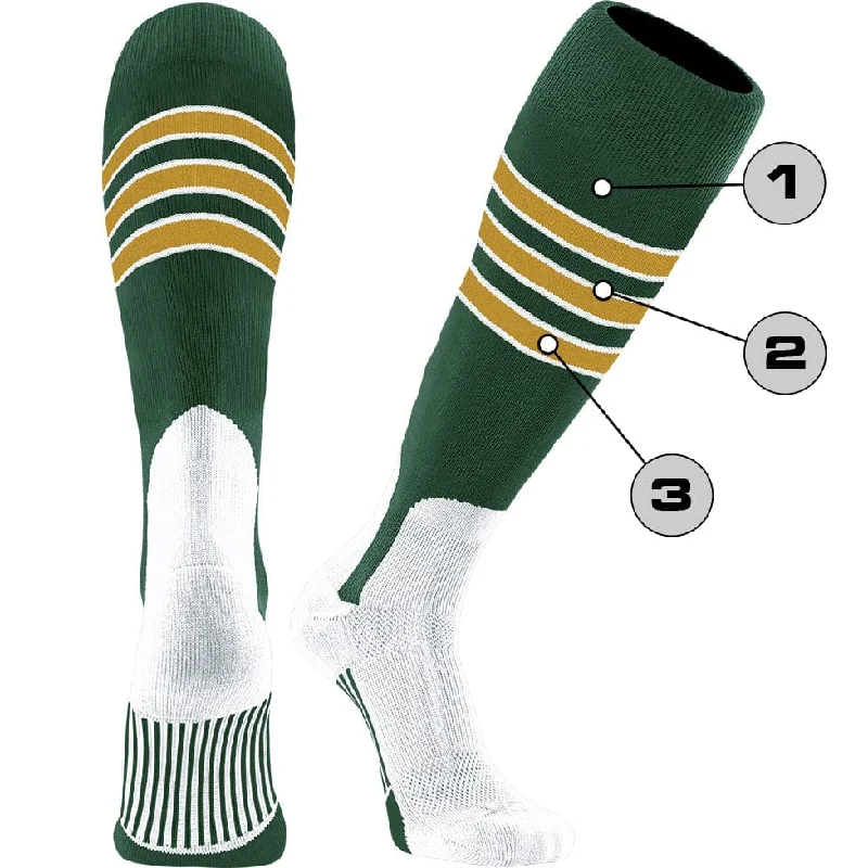 Summer silk socks-Custom Dugout Baseball Stirrup Socks - Pattern D