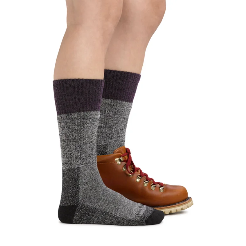 Socks with plaid accents-Darn Tough 1983 Scout Midweight Hiking Boot women's sock