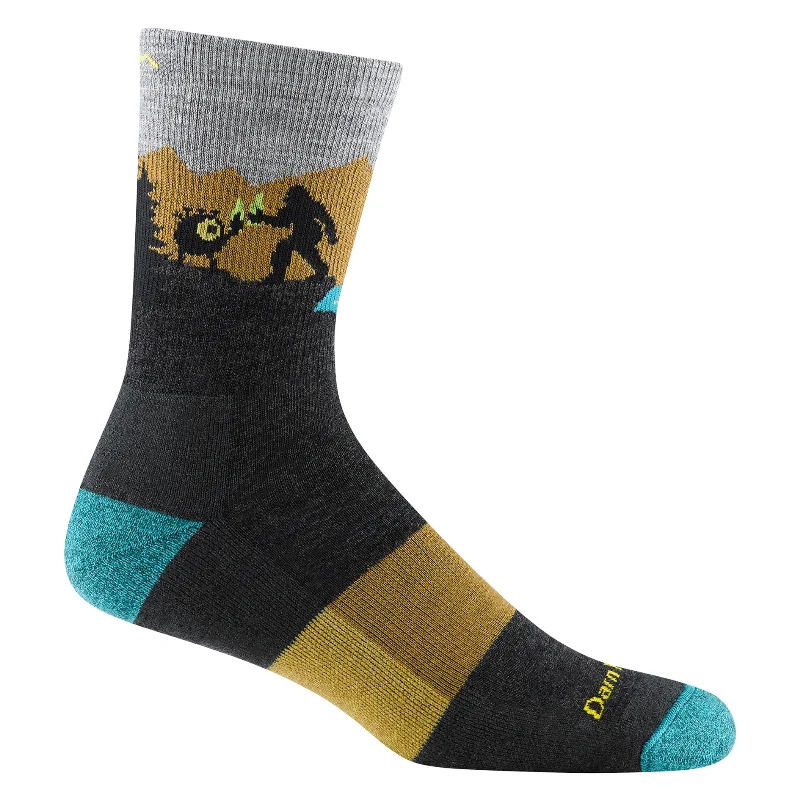 Embroidered knit socks-Darn Tough 5014 Close Encounters Hiker Micro Crew Midweight with Cushion Men's Sock