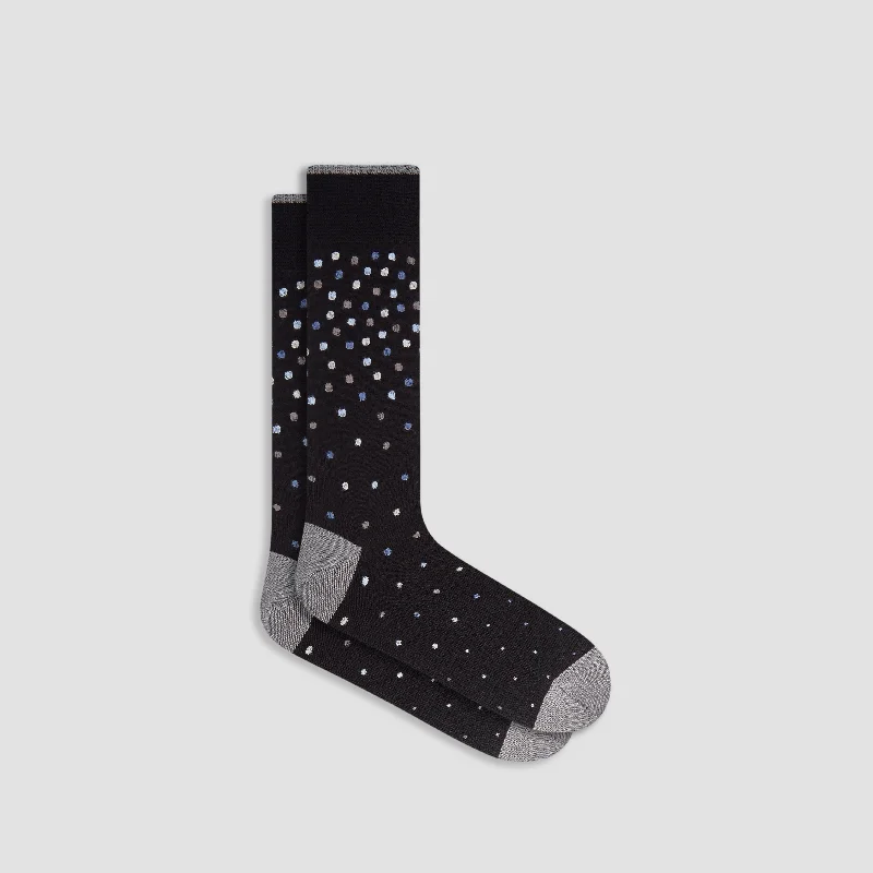 Spring knit socks-Dotted Mid-Calf Socks