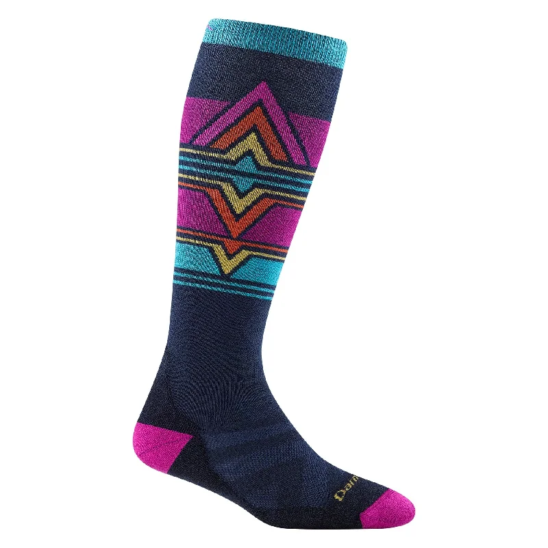 Moisture-wicking fleece socks-Echo Over-the-Calf Midweight Ski & Snowboard Sock