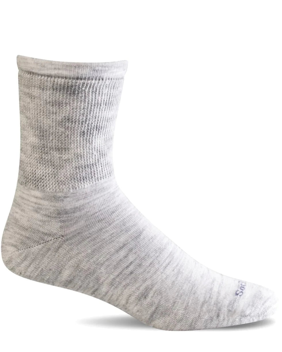 Socks with plain finish-Extra Easy | Women's Relaxed Fit Crew