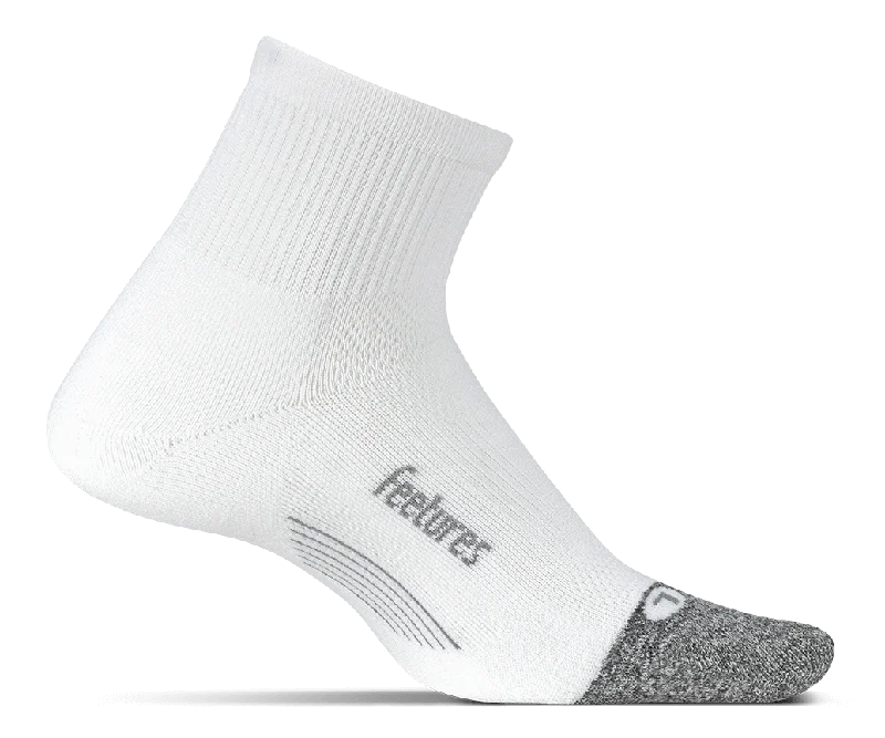 Breathable knit socks-Feetures Elite Light Cushion - Quarter