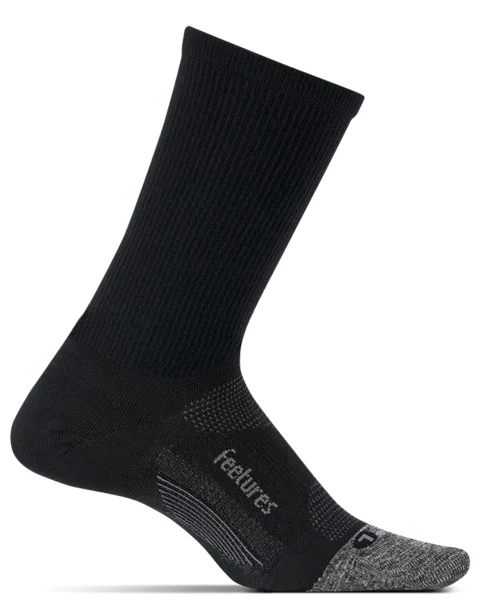 Striped cotton socks-Feetures Elite Ultra Light - Mini Crew