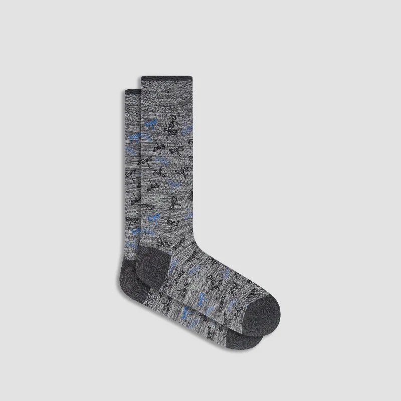 Eco-friendly fleece socks-Firefly Mid-Calf Socks