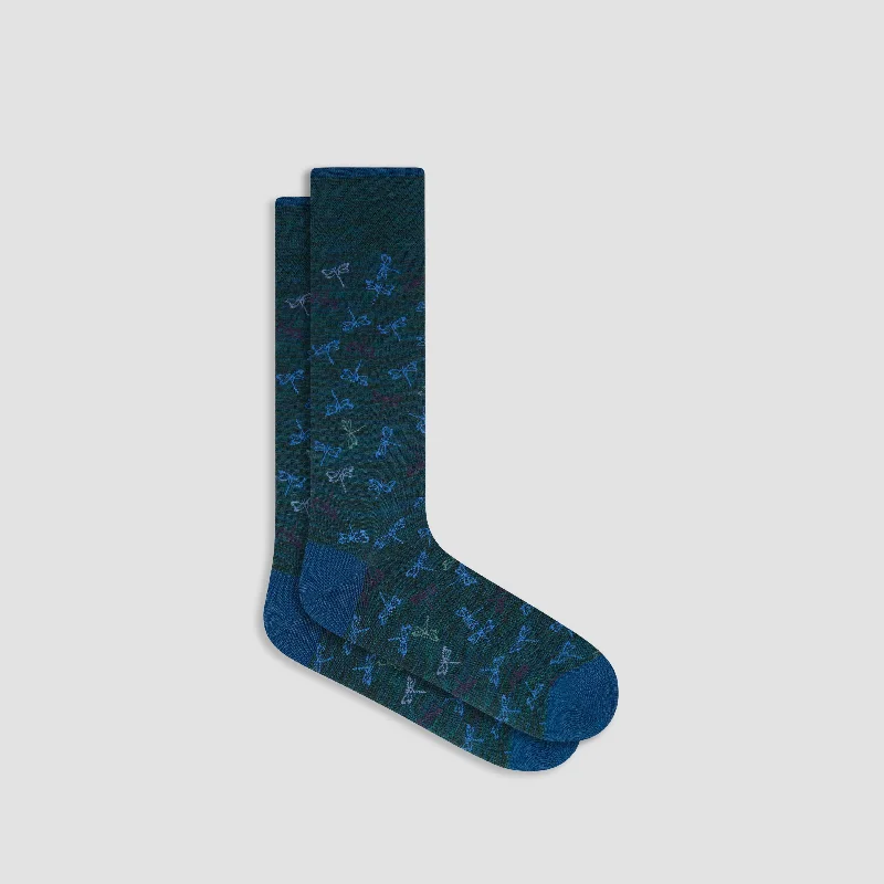 Socks with cotton softness-Firefly Mid-Calf Socks