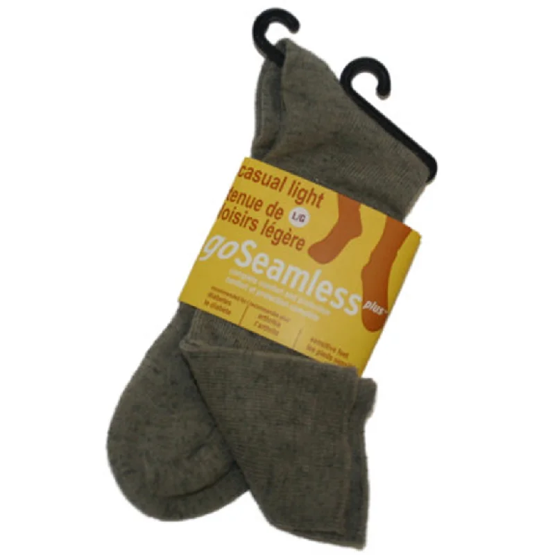 Socks with plaid accents-GoSeamless Casual Light Socks