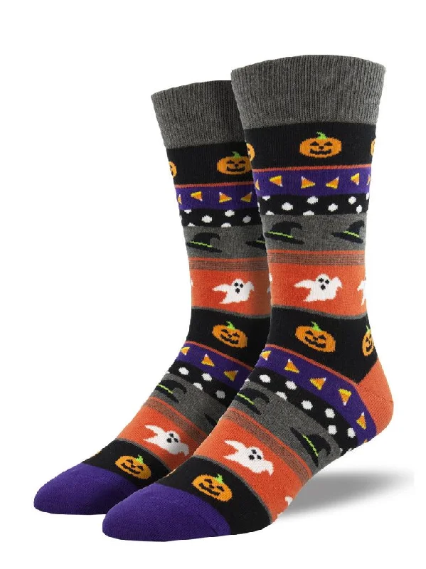 Soft wool socks-Halloween Icons | Men's Crew