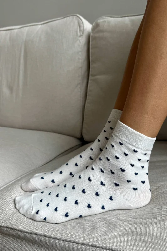 Solid color socks for simplicity-Heart Socks