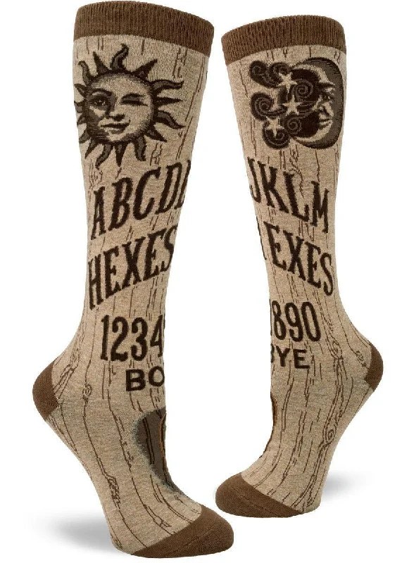 Athletic socks with breathability-Hexes for Exes | Women's Knee-high