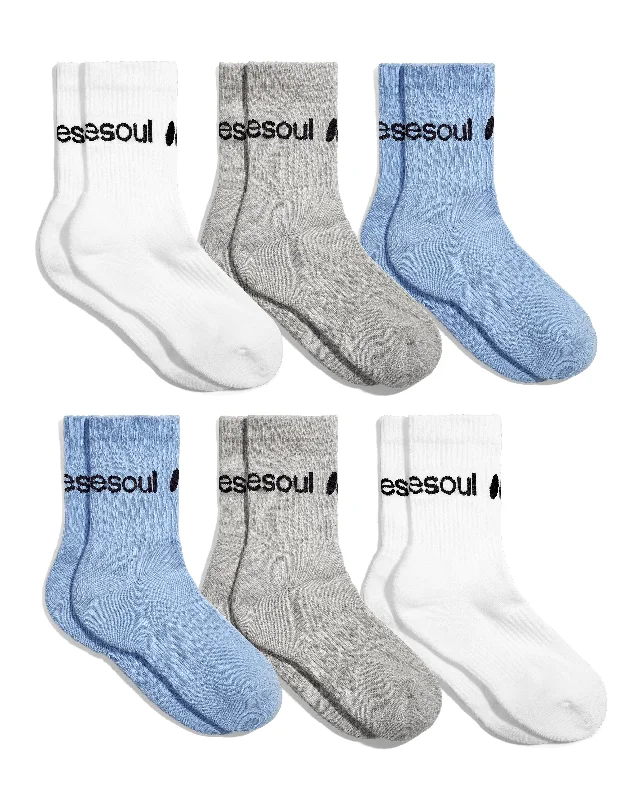 Socks with breathable tops-High 6 Pack Wave