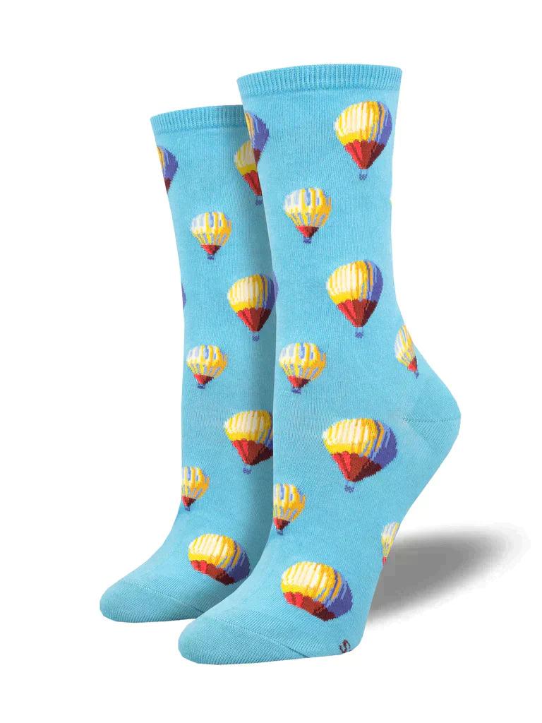 Fall silk socks-Hot Air | Women's Crew