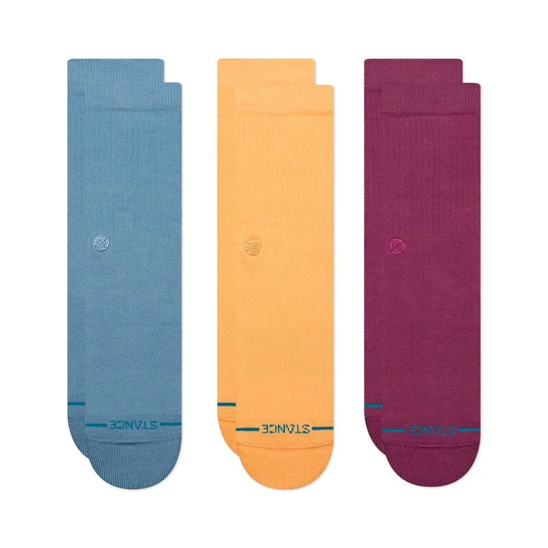 Socks with stretchy tops-Icon | Crew | 3 Pack