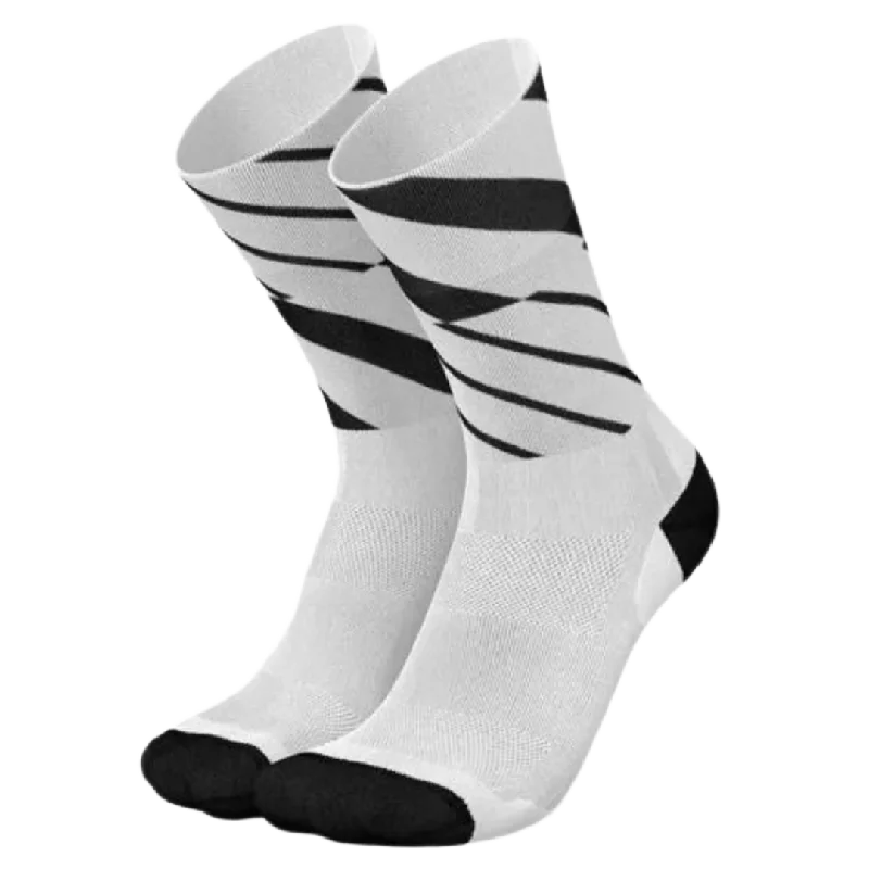 Socks with seamless toes-Incylence - Ultralight Angles Long Sock - White