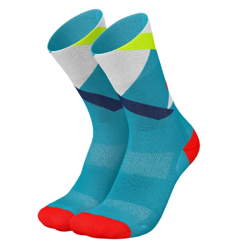 Thermal socks with insulation-Incylence - Ultralight Strikes Long Sock - Blue Inferno