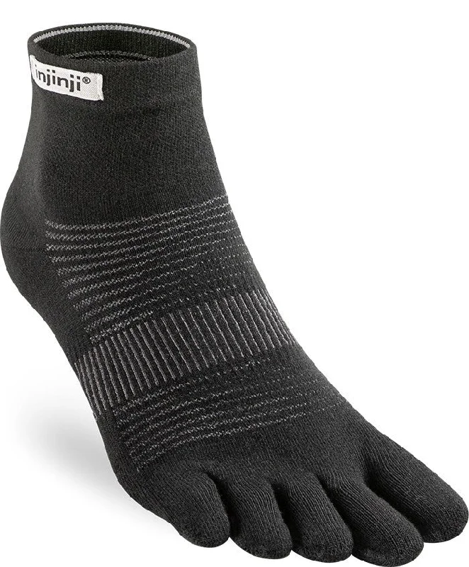 Durable silk socks-Injinji Run Original Weight - Mini Crew