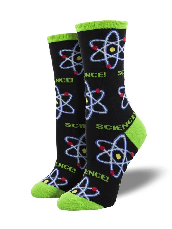 Embroidered cotton socks-Lemme Atom | Women's Crew