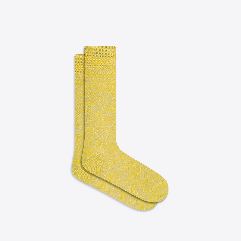 Athletic socks with mesh-Heathered Mid-Calf Socks