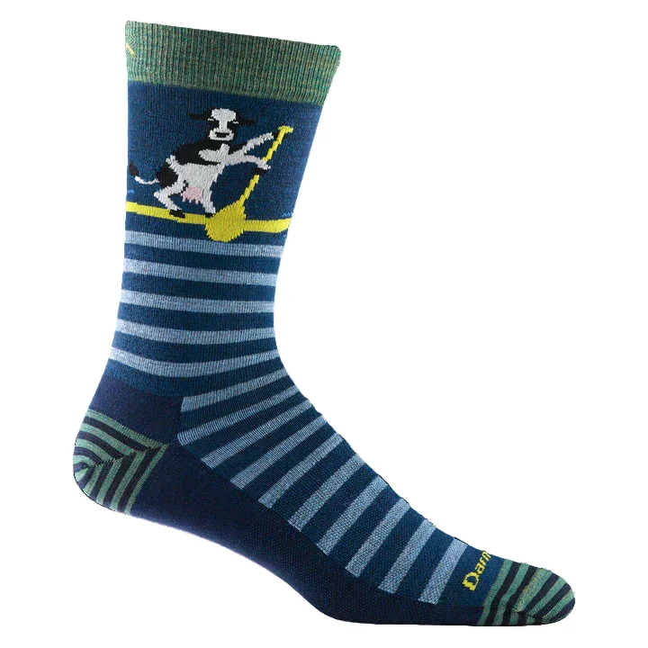 Athletic socks with grip-Men's Animal Haus Crew Lightweight Lifestyle Midnight