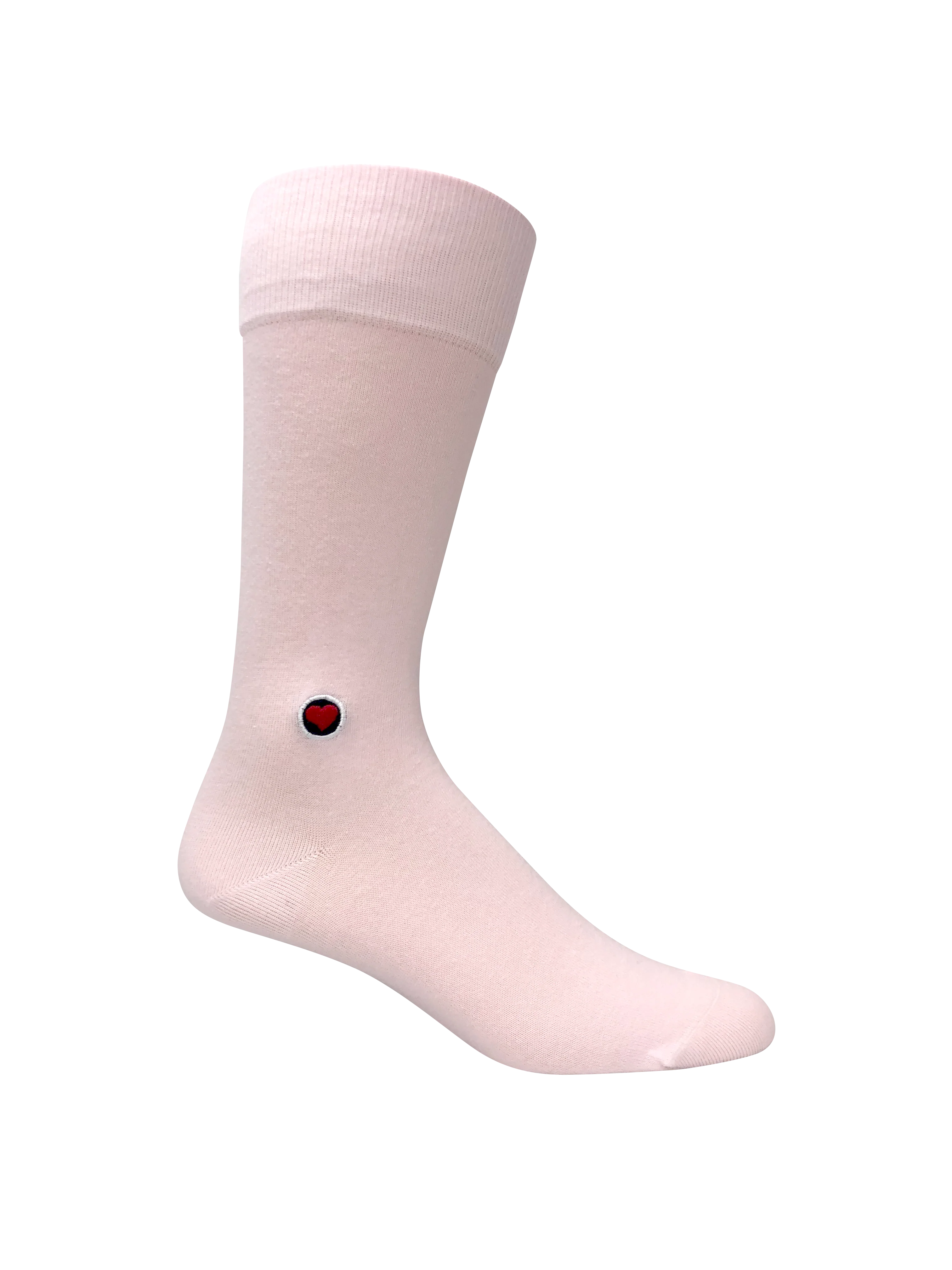 Pink wool socks-Pink Solid Socks (M)