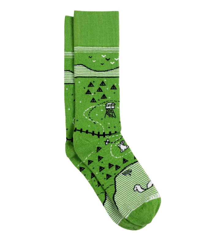 Solid bamboo socks-The Nessie - Turf