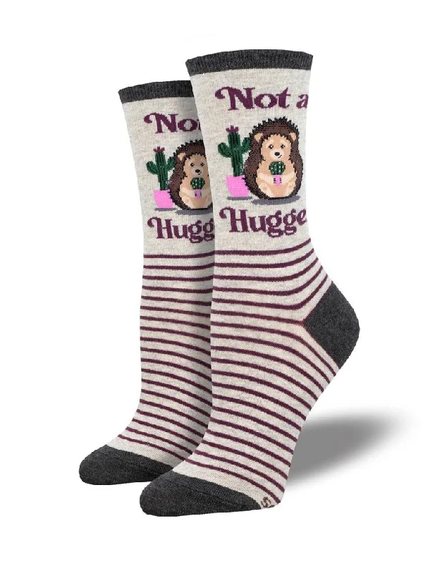 Socks with heel cushion-Not a Hugger | Women's Crew