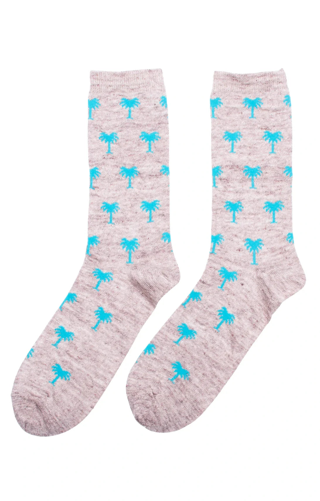 Designer thermal socks-Palm Tree | Linen Blend