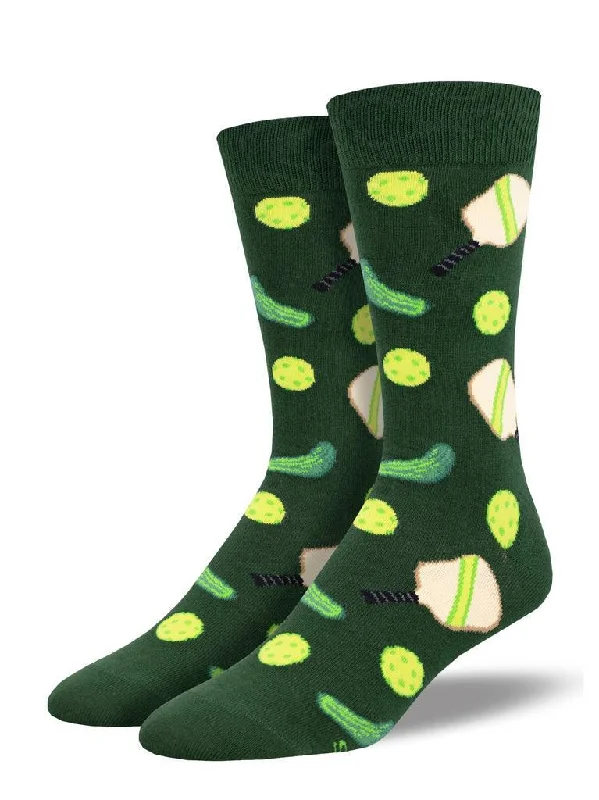 Floral cotton socks-Pickleball | Men's Crew