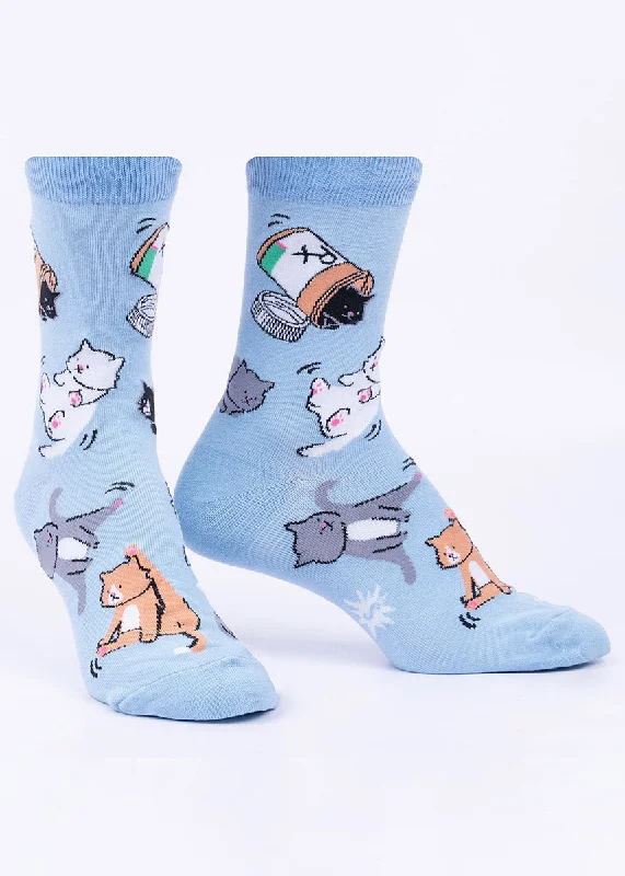 Lightweight bamboo socks-Purr-scription for Happiness Women's Socks