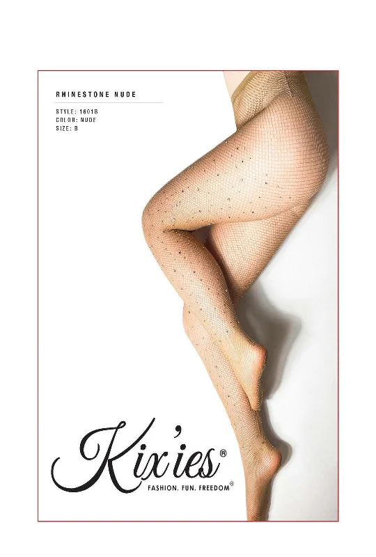 Socks with wool blend-Sheer with Rhinestones | Fishnet Tights | Petite to Plus Size