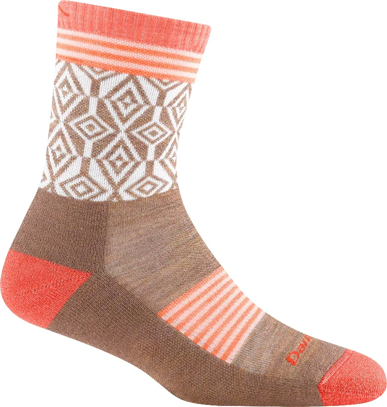 Socks with Santa designs-Sobo | Women's Lightweight Micro Crew with Cushion #1977