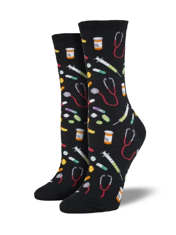 Socks with camo accents-Meds | Women's Crew