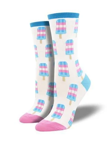 Socks with dot accents-Trans Pops | Women's Crew