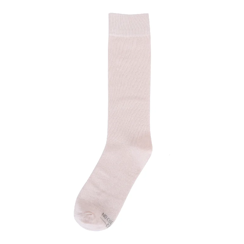 Spring fleece socks-Solid Pale Pink Socks