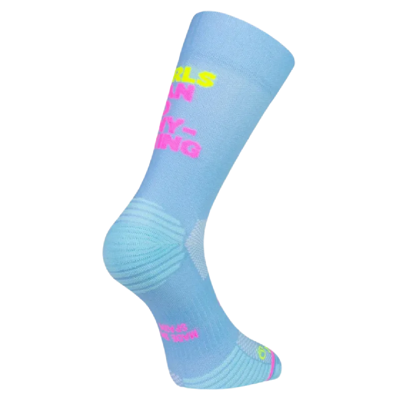 Socks with festive designs-Sporcks - Running Sock - Girls Can Do Anything