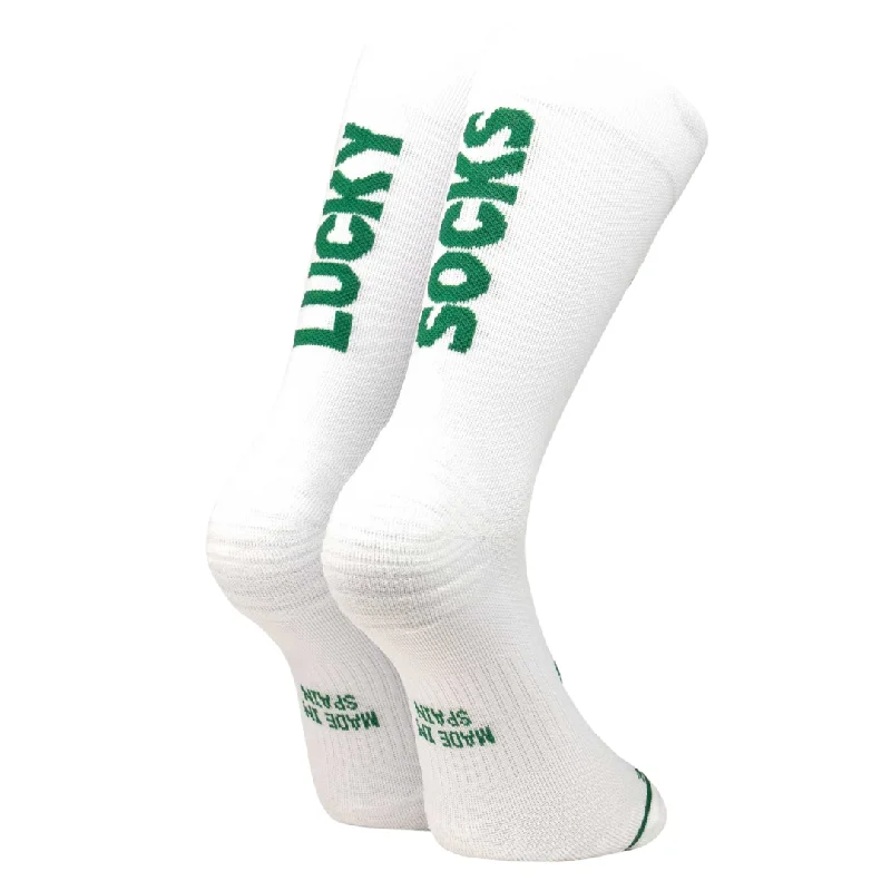 Gray thermal socks-Sporcks - Running Sock - Lucky White