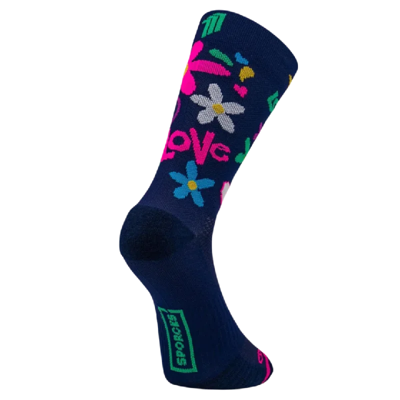 Polka dot bamboo socks-Sporcks - Running Sock - Peace And Love