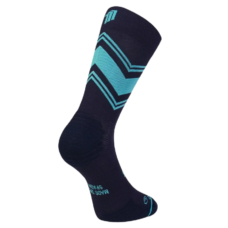 White thermal socks-Sporcks - Running Sock - Posh Navy