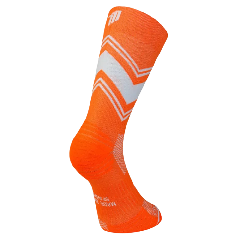 Red silk socks-Sporcks - Running Sock - Posh Orange