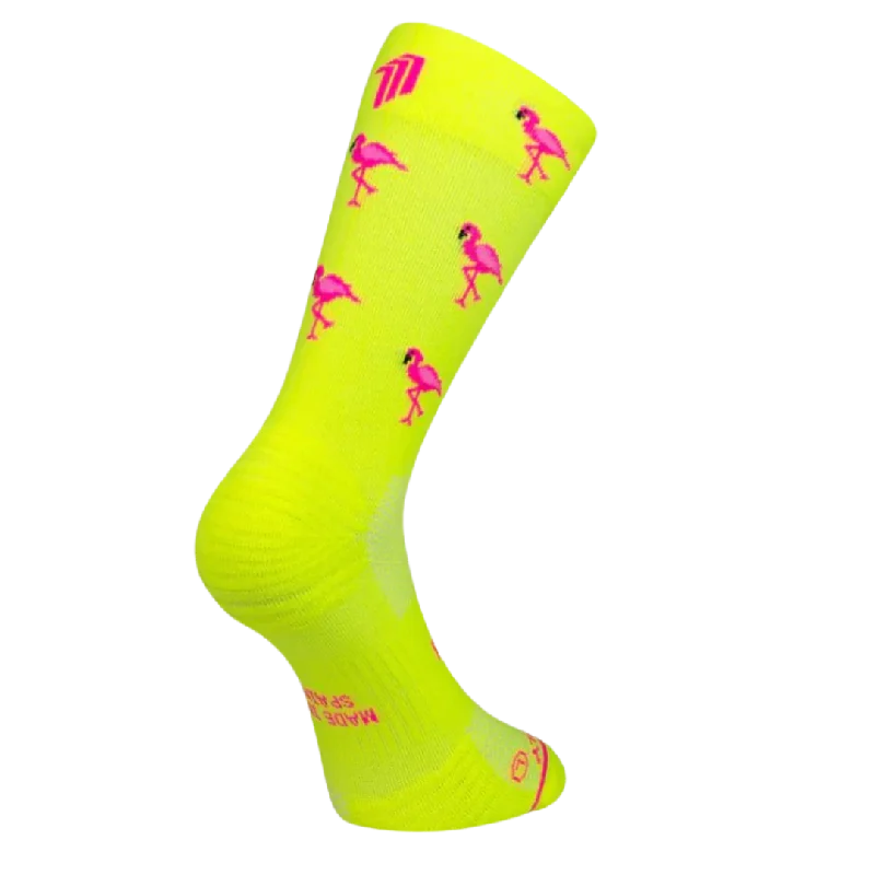 Summer knit socks-Sporcks - Running Sock - Flamingo